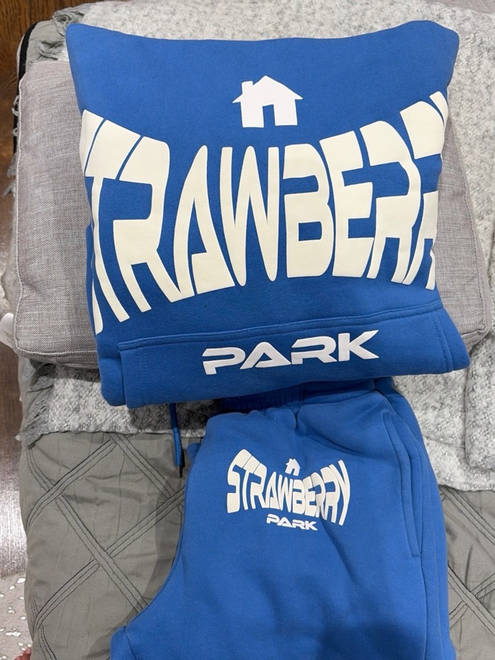 Men's Blue Logo Sweatsuit